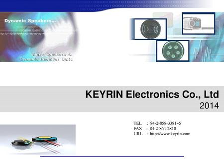 KEYRIN Electronics Co., Ltd 2014