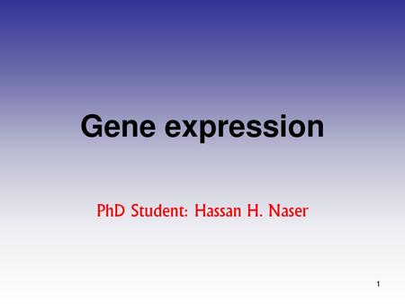 PhD Student: Hassan H. Naser