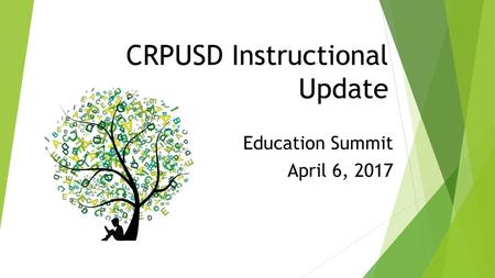 CRPUSD Instructional Update