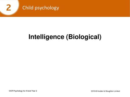 Intelligence (Biological)