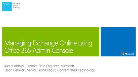 Managing Exchange Online using Office 365 Admin Console