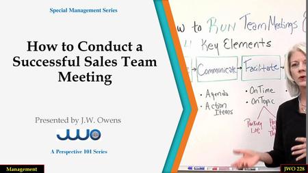 How to Conduct a Successful Sales Team Meeting