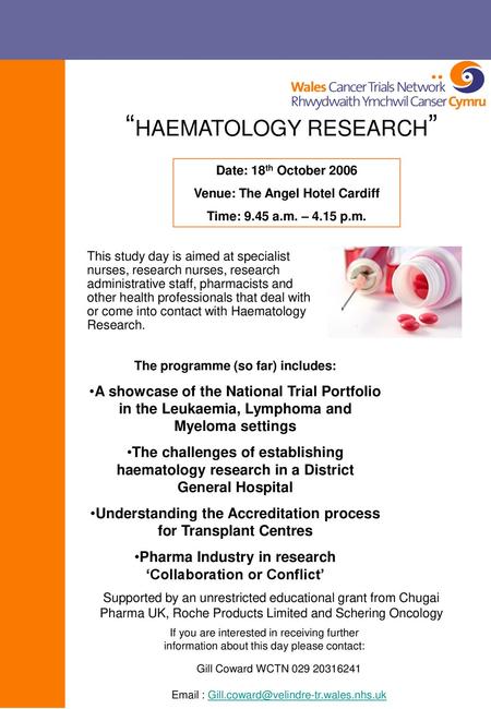 “HAEMATOLOGY RESEARCH”