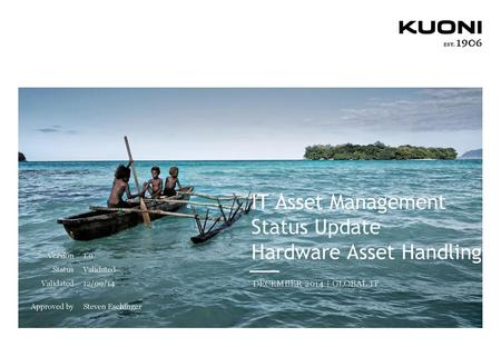 IT Asset Management Status Update Hardware Asset Handling