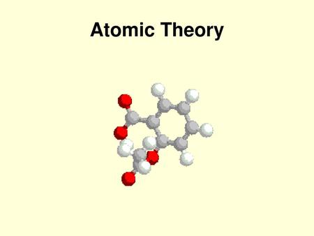 Atomic Theory.