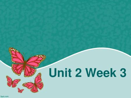 Unit 2 Week 3.