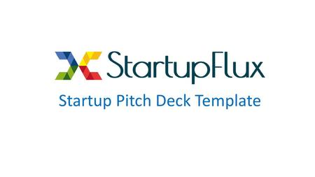 Startup Pitch Deck Template