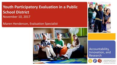 Youth Participatory Evaluation in a Public School District