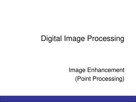 Digital Image Processing