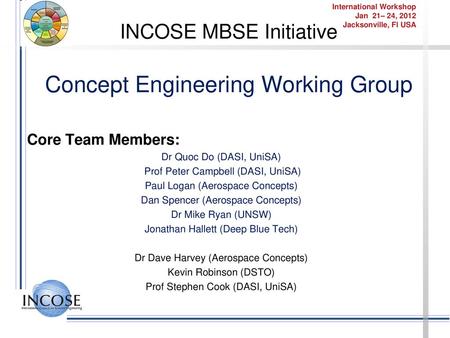 Concept Engineering Working Group