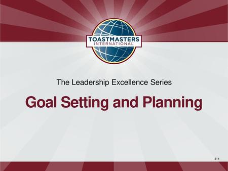 Goal Setting and Planning