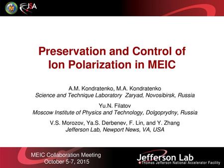 Preservation and Control of Ion Polarization in MEIC