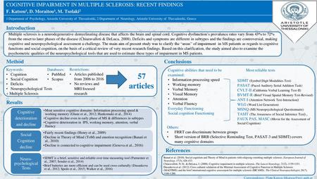 Neuro-psychological Tests