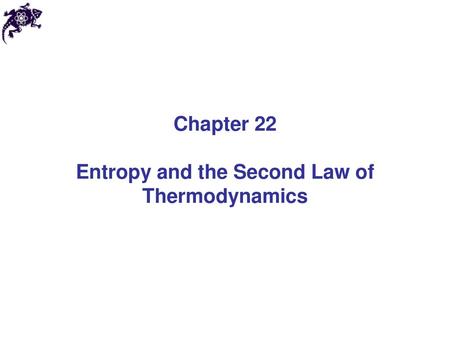 Entropy and the Second Law of Thermodynamics