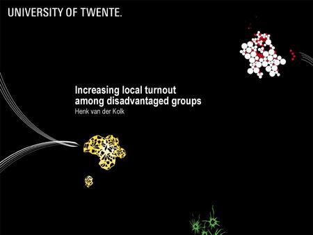 Increasing local turnout among disadvantaged groups