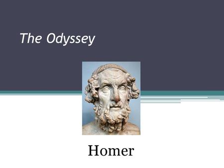 The Odyssey Homer Homer.