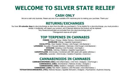 WELCOME TO SILVER STATE RELIEF