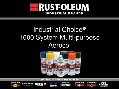 Industrial Choice® 1600 System Multi-purpose Aerosol