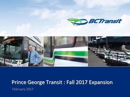 Prince George Transit : Fall 2017 Expansion