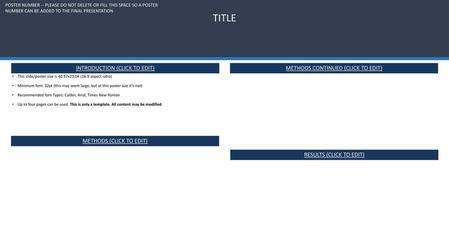 TITLE INTRODUCTION (CLICK TO EDIT) METHODS CONTINUED (CLICK TO EDIT)