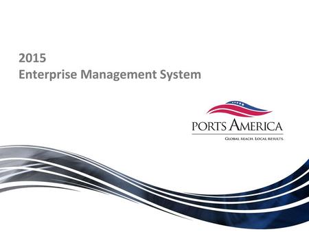 2015 Enterprise Management System