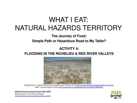 WHAT I EAT: NATURAL HAZARDS TERRITORY