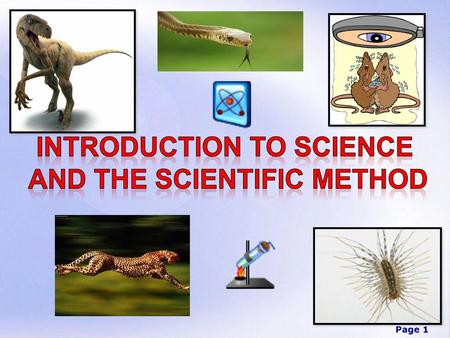 Introduction to Science and the Scientific Method