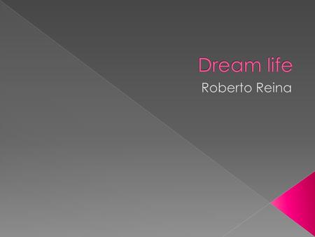 Dream life Roberto Reina.