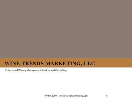 Wine Trends Marketing, LLC