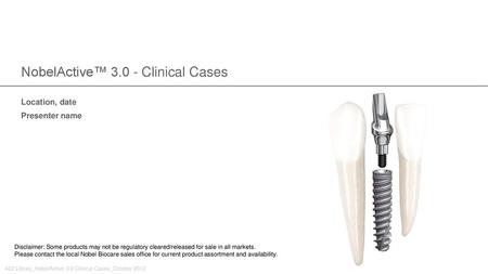 NobelActive™ Clinical Cases