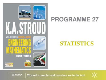 PROGRAMME 27 STATISTICS.