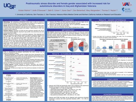 autoimmune disorders in Iraq and Afghanistan Veterans