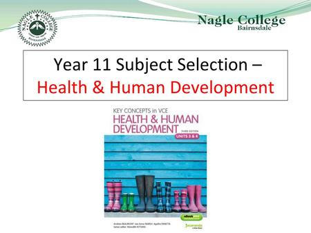 Year 11 Subject Selection – Health & Human Development