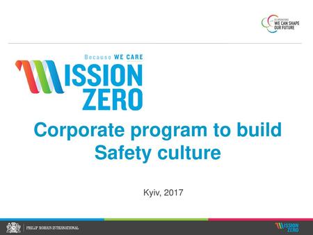 Corporate program to build Safety culture