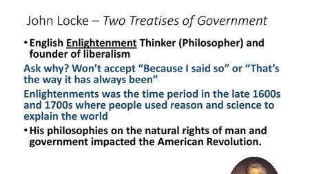 John Locke – Two Treatises of Government