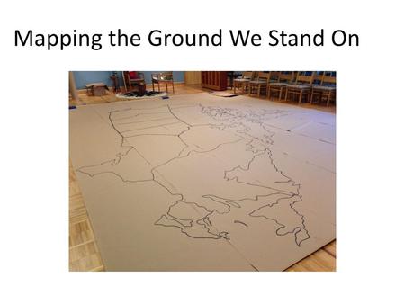 Mapping the Ground We Stand On