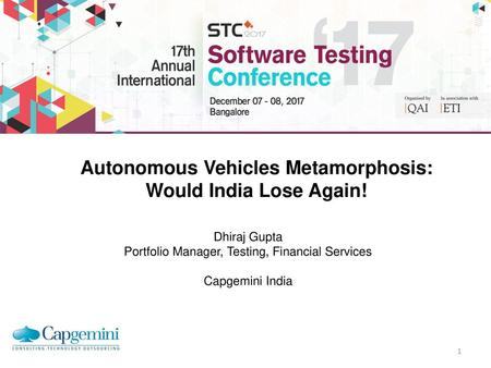 Autonomous Vehicles Metamorphosis: Would India Lose Again!