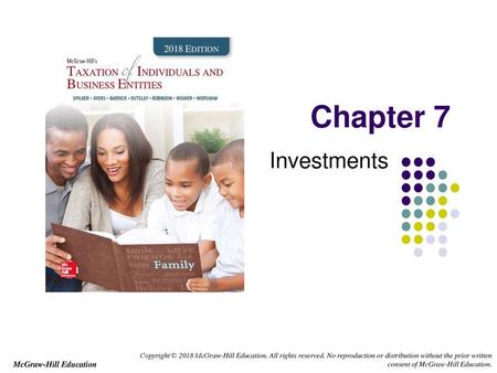 Chapter 7 Investments.