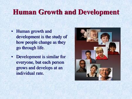 Human Growth and Development