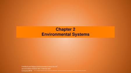 Environmental Systems