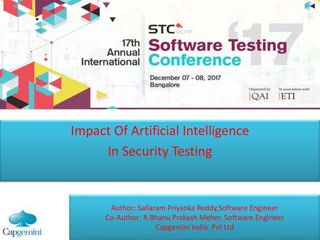 Impact Of Artificial Intelligence In Security Testing