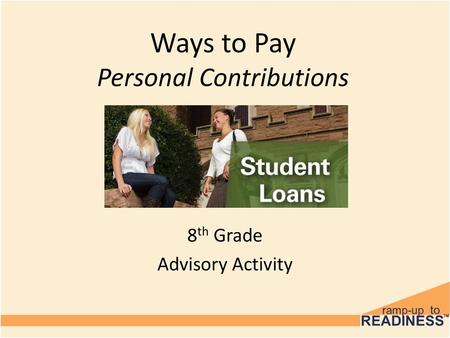 Ways to Pay Personal Contributions