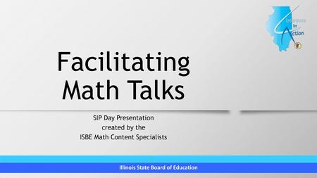 Facilitating Math Talks