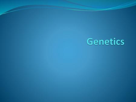 Genetics.