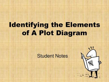 Identifying the Elements of A Plot Diagram