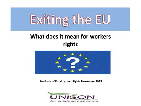 What does it mean for workers rights