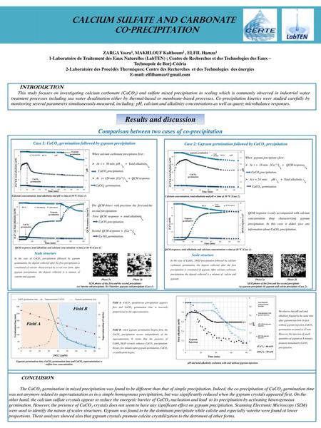 Calcium sulfate and carbonate co-precipitation