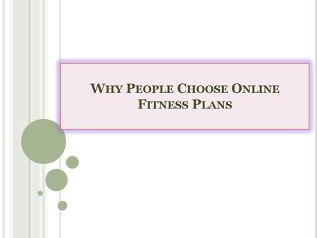 Why People Choose Online Fitness Plans