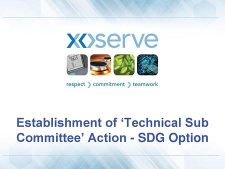 Establishment of ‘Technical Sub Committee’ Action - SDG Option