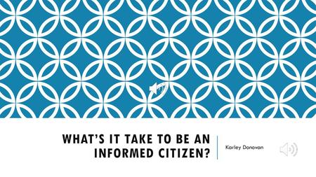 What’s It Take to Be an Informed Citizen?